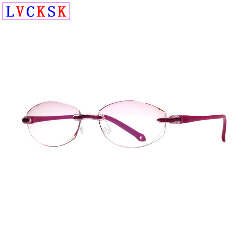 Women Reading Glasses magnifier Rimless Diamond Cut Side HD Presbyopic Eyeglasses Female farsighted Eyewear Sight Spectacles L3
Women Reading Glasses magnifier Rimless Diamond Cut Side HD Presbyopic Eyeglasses Female farsighted Eyewear Sight Spectacles L3
