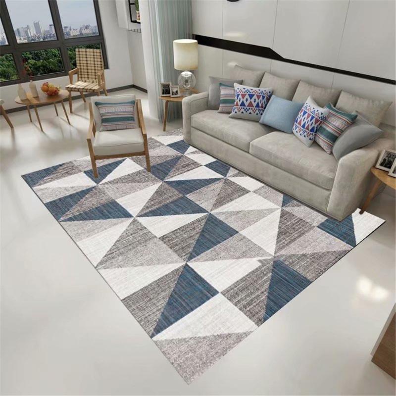 Carpets Modern Abstract Geometric Carpet Soft Flannel Bedroom Rug Bedside Mat Home Decor Anti-slip Large Living Room Area, No-03
Carpets Modern Abstract Geometric Carpet Soft Flannel Bedroom Rug Bedside Mat Home Decor Anti-slip Large Living Room Area, No-03