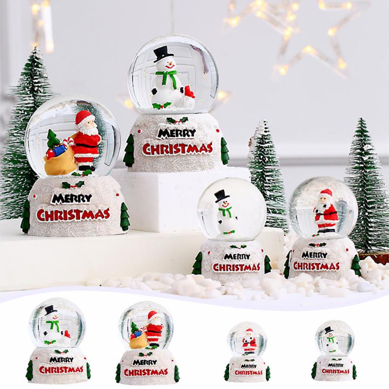 Crystal Ball Ornament Glowing Santa Snowman Glass Ball With 320ml Water Adornment Decorative Desktop Christmas Party Decor #p5
Crystal Ball Ornament Glowing Santa Snowman Glass Ball With 320ml Water Adornment Decorative Desktop Christmas Party Decor #p5