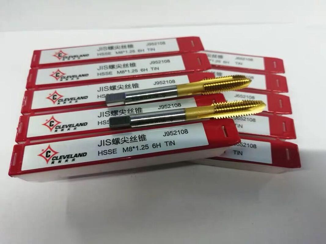 USA HSS-E CLEVELAND M3-M24 High performance,Coating, straight groove, through hole thread tap instead of yamawa
USA HSS-E CLEVELAND M3-M24 High performance,Coating, straight groove, through hole thread tap instead of yamawa