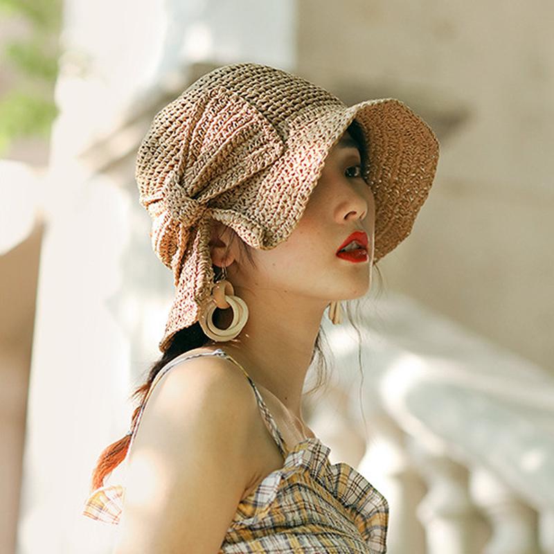 Sun Hat Wide Brim Floppy Summer Hats For Women Beach Bow Straw Dome Bucket Hat Femme Shade, Black
Sun Hat Wide Brim Floppy Summer Hats For Women Beach Bow Straw Dome Bucket Hat Femme Shade, Black