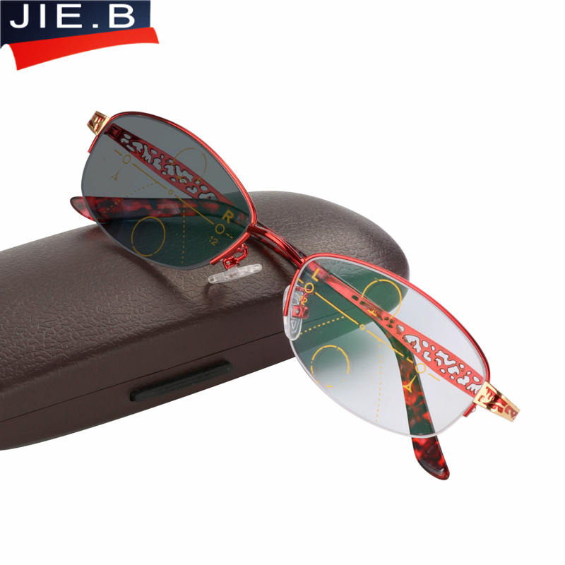 Anti-UV-reflective Progressive Multifocal glasses Transition Sun Photochromic Reading Glasses Women See Near Far diopter
Anti-UV-reflective Progressive Multifocal glasses Transition Sun Photochromic Reading Glasses Women See Near Far diopter