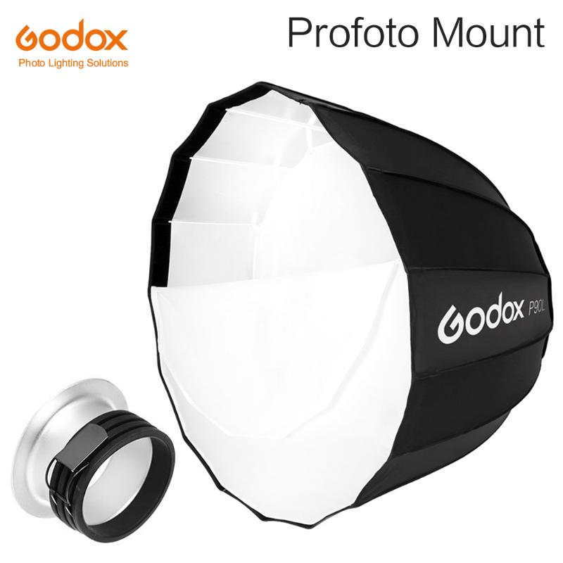 Godox Deep Parabolic Profoto Mount Softbox P90L 90CM 35" for Studio Flash Speedlite Reflector Photo Studio Softbox
Godox Deep Parabolic Profoto Mount Softbox P90L 90CM 35" for Studio Flash Speedlite Reflector Photo Studio Softbox