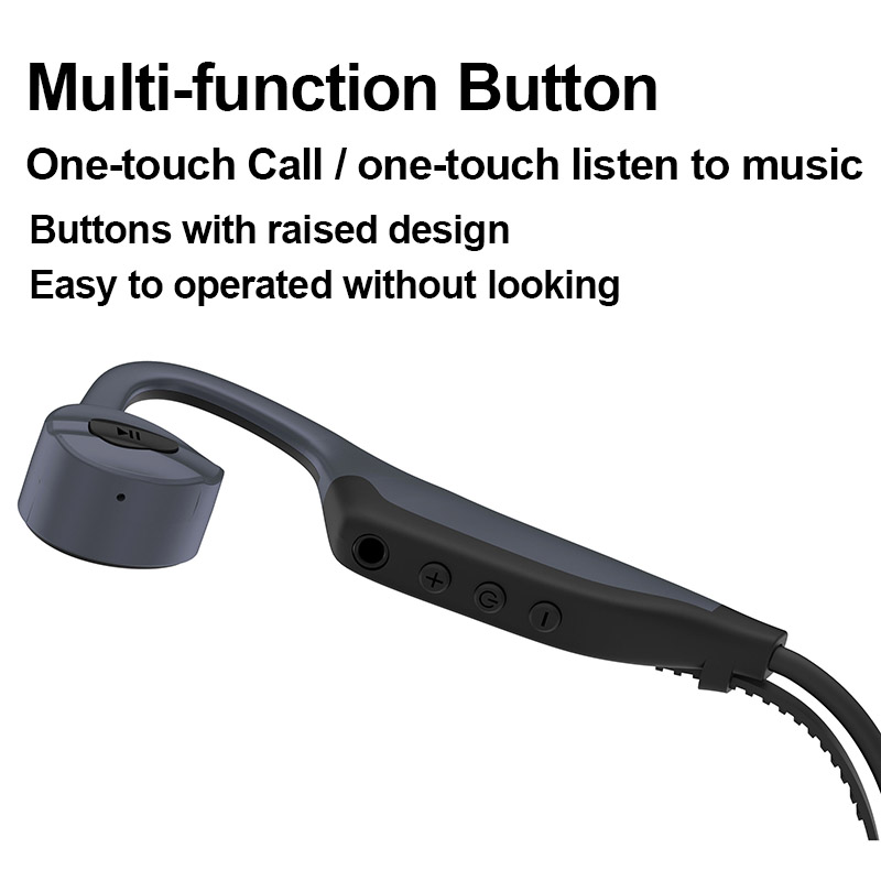 K7 Bluetooth Earphones Wireless Earbuds IP68 Waterproof MP3 Swimming Sport Headset Bone Conduction Headphones Run Diving with Micr