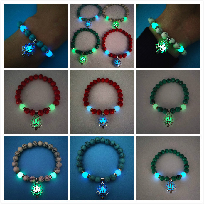 Creative Geometry Yoga Energy Luminescence Bracelet Personal Funny Luminous Lotus Flower Exquisite Elastic Beaded Bracelet
Creative Geometry Yoga Energy Luminescence Bracelet Personal Funny Luminous Lotus Flower Exquisite Elastic Beaded Bracelet