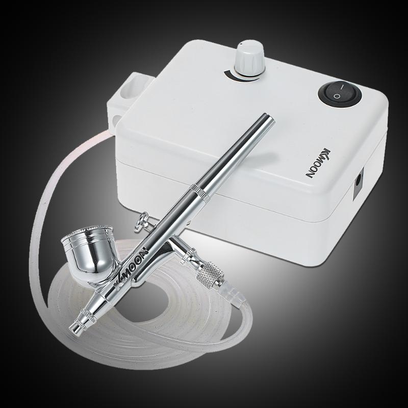 KKmoon Dual Action Airbrush Mini Air Compressor Set Gravity Feed Air Brush Kit for Tattoo Manicure Brush Nail Tool 100-250V
KKmoon Dual Action Airbrush Mini Air Compressor Set Gravity Feed Air Brush Kit for Tattoo Manicure Brush Nail Tool 100-250V