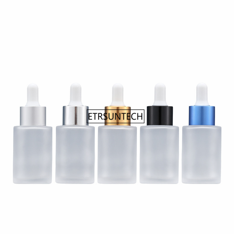 50pcs 30ml Frosted Glass Dropper Bottle with Black Gold Silver Drop 1oz Matte Glass E-liquid Drop Vials F3473
50pcs 30ml Frosted Glass Dropper Bottle with Black Gold Silver Drop 1oz Matte Glass E-liquid Drop Vials F3473