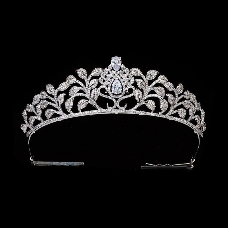 Tiaras and Crown HADIYANA Romantic Gorgeous Leaf Shap Wedding Hair Accessories Exquisite Headband Women BCY8943 Princesa
Tiaras and Crown HADIYANA Romantic Gorgeous Leaf Shap Wedding Hair Accessories Exquisite Headband Women BCY8943 Princesa