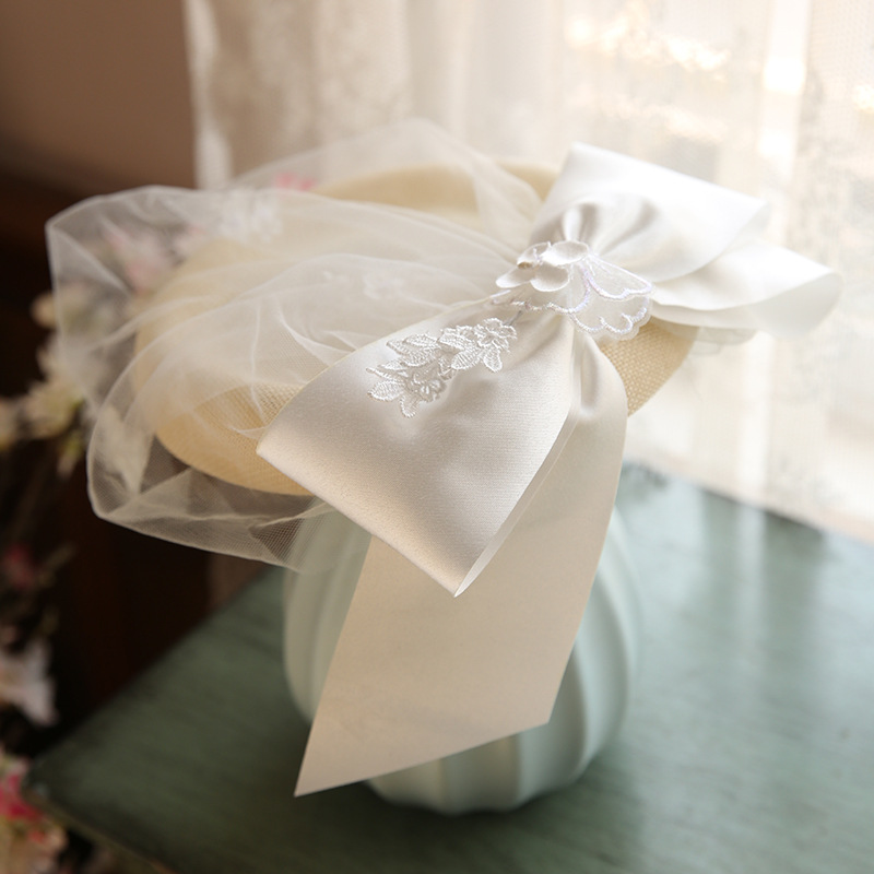 Vintage Wedding Bridal Hair Accessories Bow Tulle Birdcage Veil Headpiece Mini Wedding Bride Hat Banquet Evening Dress Headwear, White
Vintage Wedding Bridal Hair Accessories Bow Tulle Birdcage Veil Headpiece Mini Wedding Bride Hat Banquet Evening Dress Headwear, White