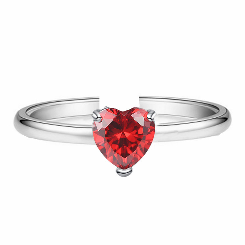 Pink Red Heart Cubic Zirconia Adjustable Silver Color Rings For Women Ladies Delicate Elegant Finger Jewelry Gifts SR2249
Pink Red Heart Cubic Zirconia Adjustable Silver Color Rings For Women Ladies Delicate Elegant Finger Jewelry Gifts SR2249