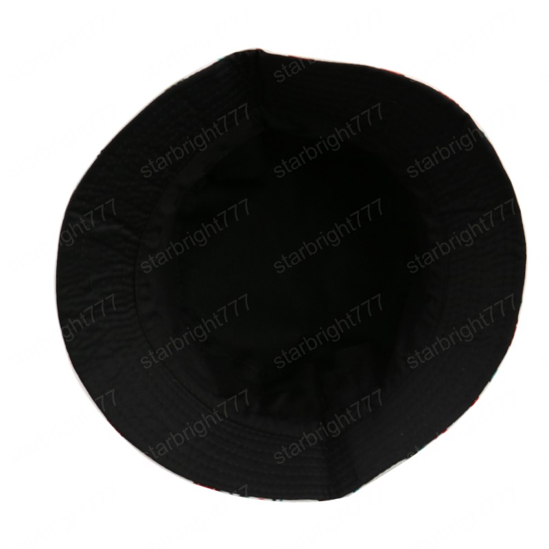 New Fashion Spring Summer Black White Cherry Bucket Hats Beach Sun Fishing Caps Gorras Women Mens