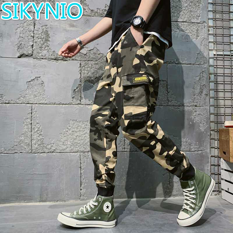 Men's Cargo Pants Male Fashion Harem Pants Loose Ankle Banded Casual Four Seasons Capri Sports Camouflage, K714
Men's Cargo Pants Male Fashion Harem Pants Loose Ankle Banded Casual Four Seasons Capri Sports Camouflage, K714