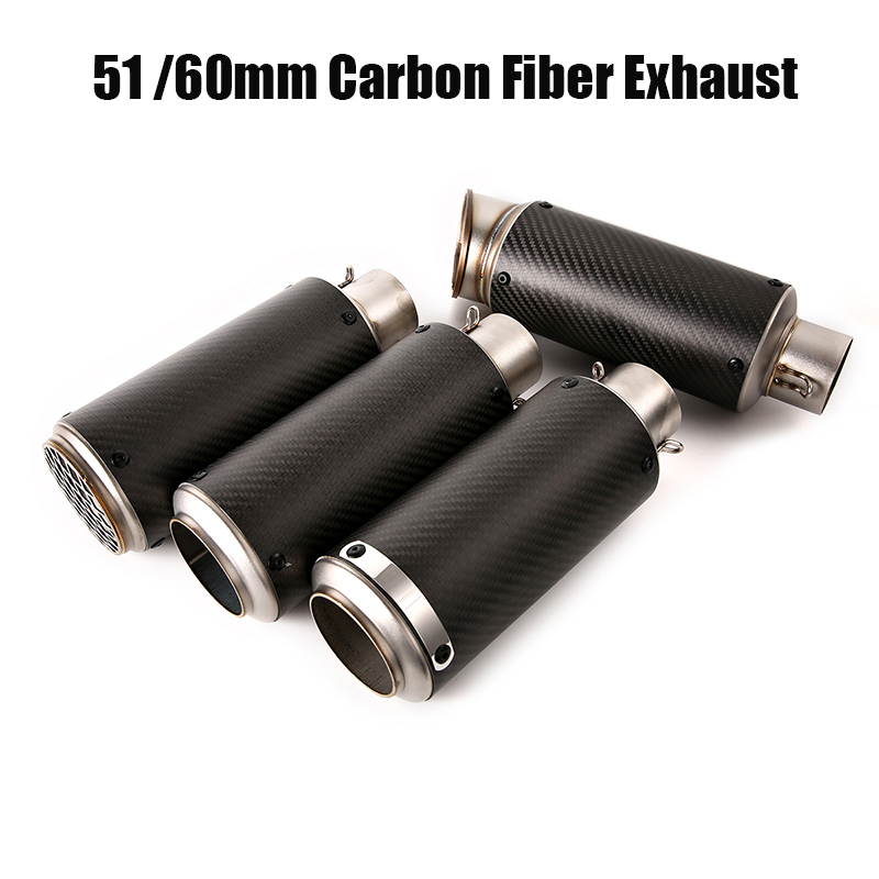38-51mm / 38-60mm Carbon Fiber Exhaust Pipe Muffler End Tips Modified Vent Pipe For Universal Motorcycle Street Bike
38-51mm / 38-60mm Carbon Fiber Exhaust Pipe Muffler End Tips Modified Vent Pipe For Universal Motorcycle Street Bike