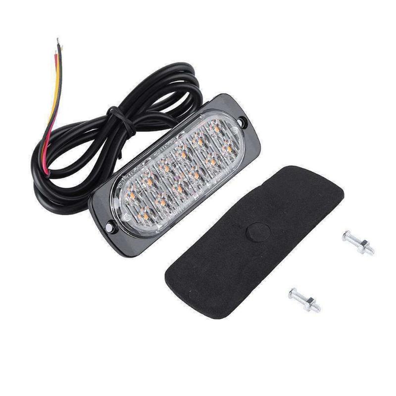 4pcs 12 Strobe Led Amber Hazard Beacon Emergency Flashing Side Marker Light Bars Turn Signal Light Brake, As pic
4pcs 12 Strobe Led Amber Hazard Beacon Emergency Flashing Side Marker Light Bars Turn Signal Light Brake, As pic