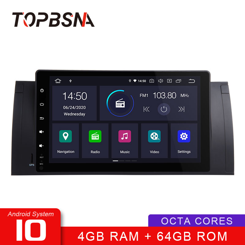 TOPBSNA Android 10 Car Multimedia Player for E39 E53 M5 E38 WIFI GPS Navigation 1 Din Car Radio Stereo RDS Automotive Video
TOPBSNA Android 10 Car Multimedia Player for E39 E53 M5 E38 WIFI GPS Navigation 1 Din Car Radio Stereo RDS Automotive Video