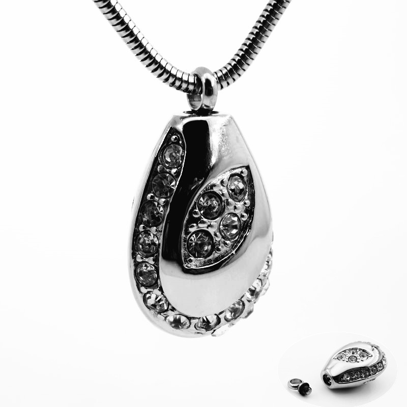 Rhinestone Heart Pendant 316L Stainless Steel Waterdrop Necklace Pendant Fashion Jewelry
Rhinestone Heart Pendant 316L Stainless Steel Waterdrop Necklace Pendant Fashion Jewelry