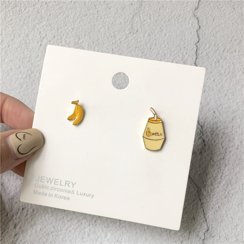 Stud Ear Earring Women Small Stud Earrings Design Ladies Banana Fashion Wedding Girls Kpop Yellow Classic Zinc Alloy Kolczyki
Stud Ear Earring Women Small Stud Earrings Design Ladies Banana Fashion Wedding Girls Kpop Yellow Classic Zinc Alloy Kolczyki
