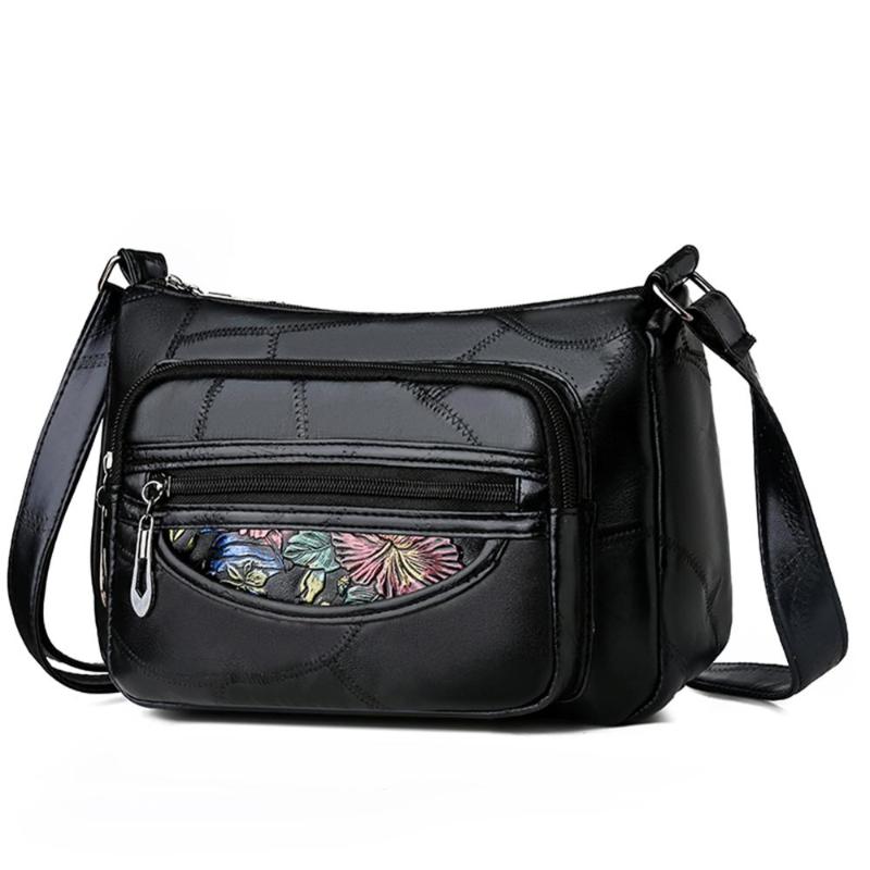 Female Fashion Flower Printed Messenger Crossbody Bag Women Multi Casual Black Pocket Shoulder Handbag
Female Fashion Flower Printed Messenger Crossbody Bag Women Multi Casual Black Pocket Shoulder Handbag