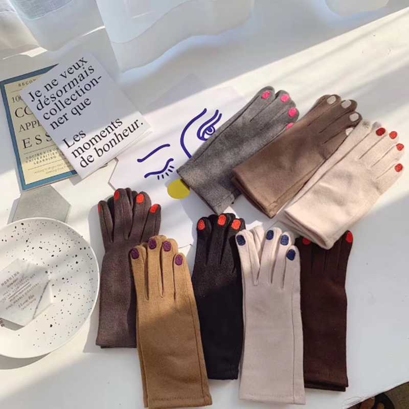 2020 Newness Winter Embroidery Cashmere Nail Polish Gloves Brushed Thicken Warm Crycle Nail Polish Glove Christmas Wholesale
2020 Newness Winter Embroidery Cashmere Nail Polish Gloves Brushed Thicken Warm Crycle Nail Polish Glove Christmas Wholesale
