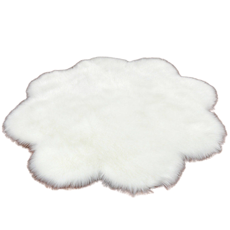 Carpets Flower Shape Solid Faux Fur Carpet Imitation Artificial Sheepskin Wool Floor Rug Shaggy Area For Living Room Bedroom-Whi, White
Carpets Flower Shape Solid Faux Fur Carpet Imitation Artificial Sheepskin Wool Floor Rug Shaggy Area For Living Room Bedroom-Whi, White