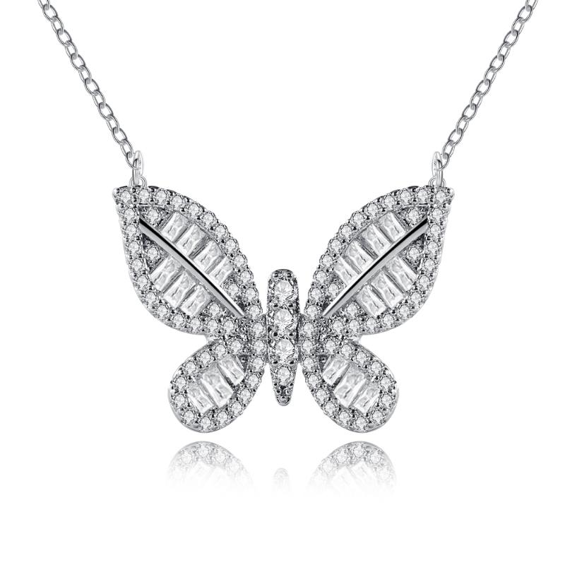 Woman White Color Zircon Fashion Butterfly Necklace Pendant For Best Friend Pendant For Girlfriend Neck Women
Woman White Color Zircon Fashion Butterfly Necklace Pendant For Best Friend Pendant For Girlfriend Neck Women