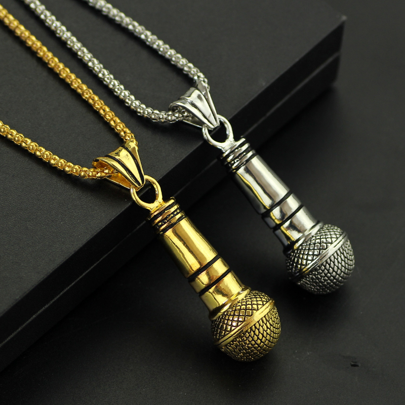 Fashion Style Best Friend Microphone Necklace & Pendant Men/Women Alloy Gold Color Silver Color Jewelry Rock Hip Hop Chain Colar
Fashion Style Best Friend Microphone Necklace & Pendant Men/Women Alloy Gold Color Silver Color Jewelry Rock Hip Hop Chain Colar