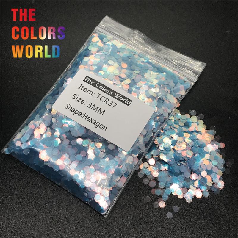 TCR37 Iridescent Rainbow Blue Gold Color Hexagon Shape Glitter Nail Art Decoration Body Glitter Makeup Henna Tattoo Handwork DIY
TCR37 Iridescent Rainbow Blue Gold Color Hexagon Shape Glitter Nail Art Decoration Body Glitter Makeup Henna Tattoo Handwork DIY