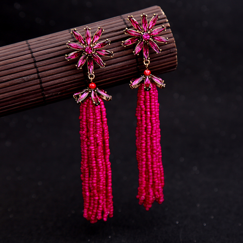 Long Statement Earrings for Women Acrylic Flower Beads Fringe Pending Bohemian Chunky Earrings Jewelry Brincos
Long Statement Earrings for Women Acrylic Flower Beads Fringe Pending Bohemian Chunky Earrings Jewelry Brincos