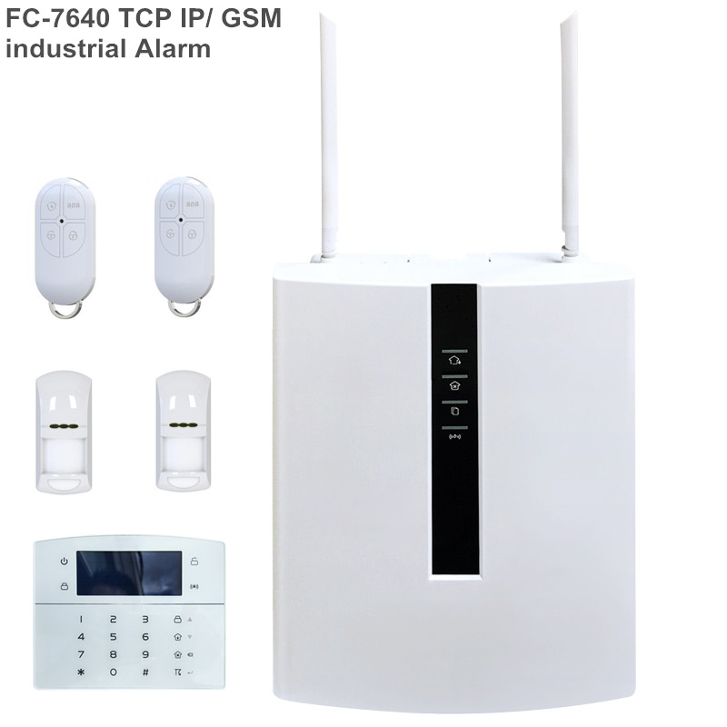 Focus industrial Alarm Syste FC-7640 ABS RJ45 Ethernet TCP/IP Smart Home Alarm GSM Security System with 128 wired bus zone
Focus industrial Alarm Syste FC-7640 ABS RJ45 Ethernet TCP/IP Smart Home Alarm GSM Security System with 128 wired bus zone