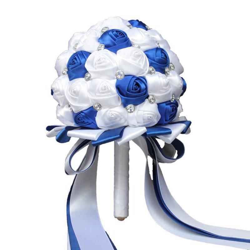 Newest arrived royal and white artificial crystal bridemaid wedding bouquets wedding bouquets for decoration, Color
Newest arrived royal and white artificial crystal bridemaid wedding bouquets wedding bouquets for decoration, Color