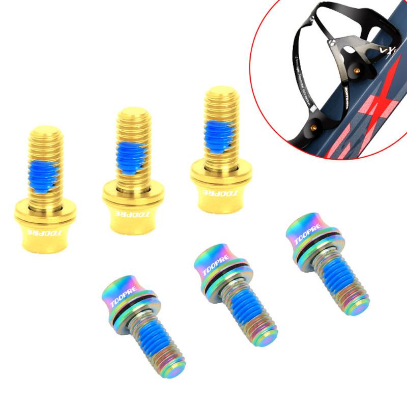 MOTSUV 2pcs M5*12mm Titanium Ti Bicycle Bottle Holder Bolts Cycling Water Bottle Cage Screw Bicycle Part for MTB Bike Road Bike
MOTSUV 2pcs M5*12mm Titanium Ti Bicycle Bottle Holder Bolts Cycling Water Bottle Cage Screw Bicycle Part for MTB Bike Road Bike