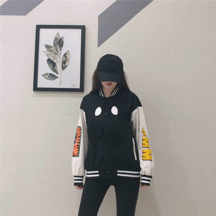 Mens Women Baseball Jackets Hip Hop Streewear Style Coat Men Jacket Coats Pattern Shark Mouth Unisex Windbreaker Size -2XL, Black
Mens Women Baseball Jackets Hip Hop Streewear Style Coat Men Jacket Coats Pattern Shark Mouth Unisex Windbreaker Size -2XL, Black