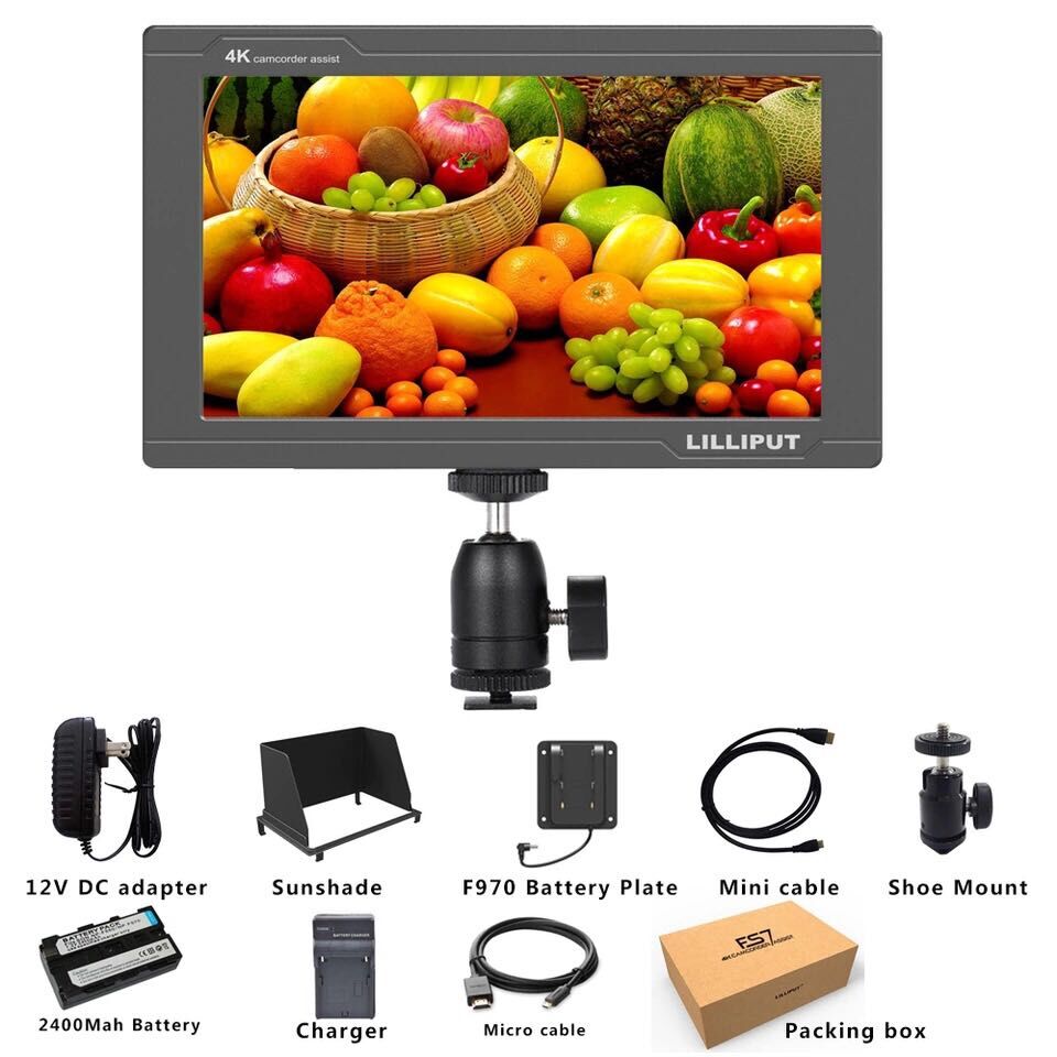 3G SDI 4K HDMI DSLR Monitor 7 Inch LCD IPS Full HD 1920x1200 Portable On Camera Field Monitor for Cameras Rig
3G SDI 4K HDMI DSLR Monitor 7 Inch LCD IPS Full HD 1920x1200 Portable On Camera Field Monitor for Cameras Rig