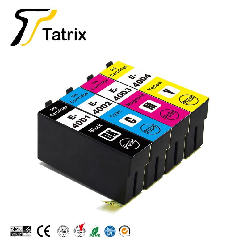 Tatrix T40D1 T40D2 T40D3 T40D4 Color Compatible Printer Inkjet Ink Cartridge for SureColor SC-T3100 SC-T5100
Tatrix T40D1 T40D2 T40D3 T40D4 Color Compatible Printer Inkjet Ink Cartridge for SureColor SC-T3100 SC-T5100