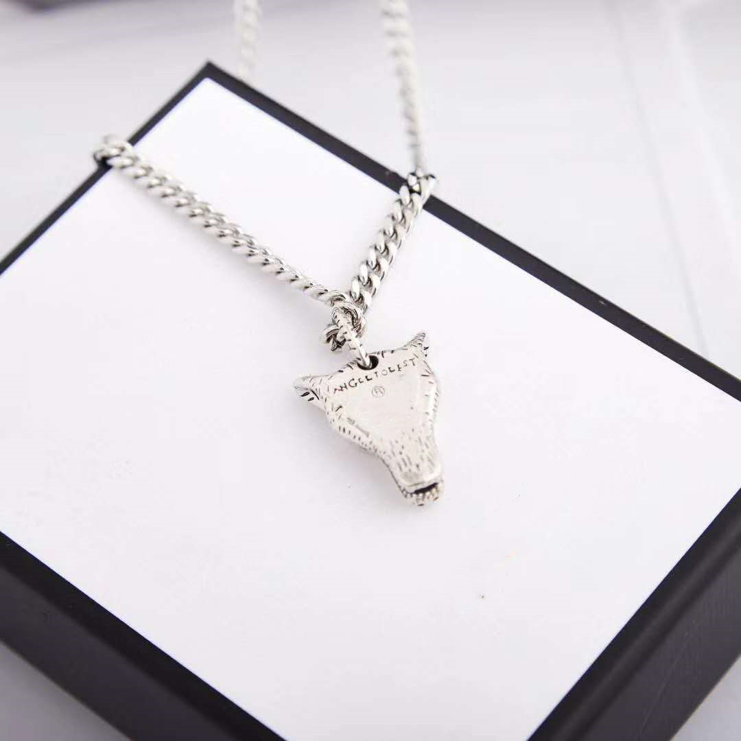 High Quality Manufacturers New Style Wolf Head Necklace for Unisex Top Quality Silver Plated Chain Necklace Personality Charm Necklace Fashi
High Quality Manufacturers New Style Wolf Head Necklace for Unisex Top Quality Silver Plated Chain Necklace Personality Charm Necklace Fashi