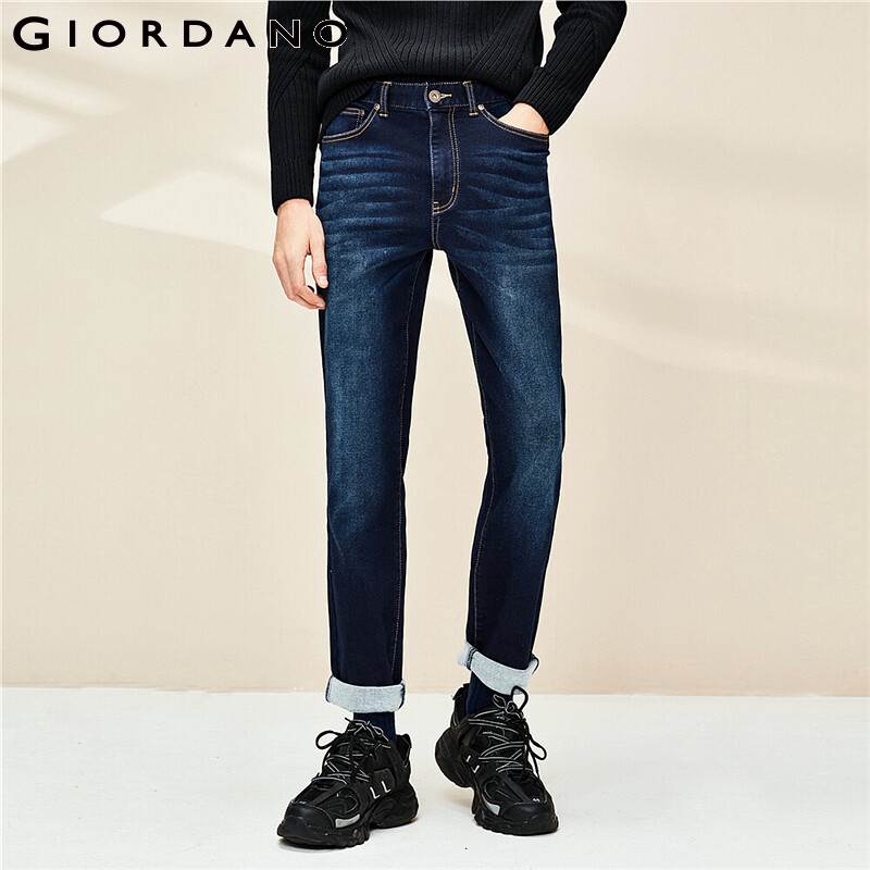 Giordano Men Jeans Weaved 5 Pocket Jeans Middle Waist Straight Loose Causal Calca Masculino 01110055, 91blue
Giordano Men Jeans Weaved 5 Pocket Jeans Middle Waist Straight Loose Causal Calca Masculino 01110055, 91blue