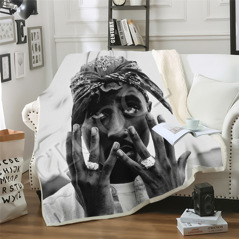 CLOOCL Rapper Amaru Shakur 2pac Tupac Fashion Blanket 3D Print Double Layer Sherpa Blanket on Bed Home Textiles Dreamlike Style
CLOOCL Rapper Amaru Shakur 2pac Tupac Fashion Blanket 3D Print Double Layer Sherpa Blanket on Bed Home Textiles Dreamlike Style