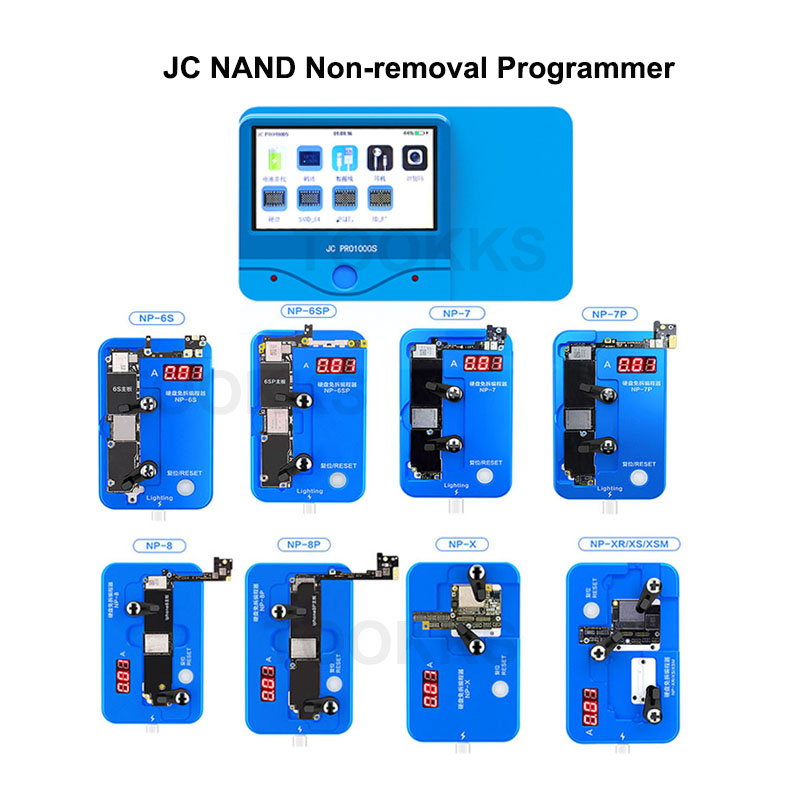 Hard Disk NAND Non-removal Programmer for 6S 6SP 7G 7P 8G 8P X XR XS XSMAX data read/write/edit
Hard Disk NAND Non-removal Programmer for 6S 6SP 7G 7P 8G 8P X XR XS XSMAX data read/write/edit