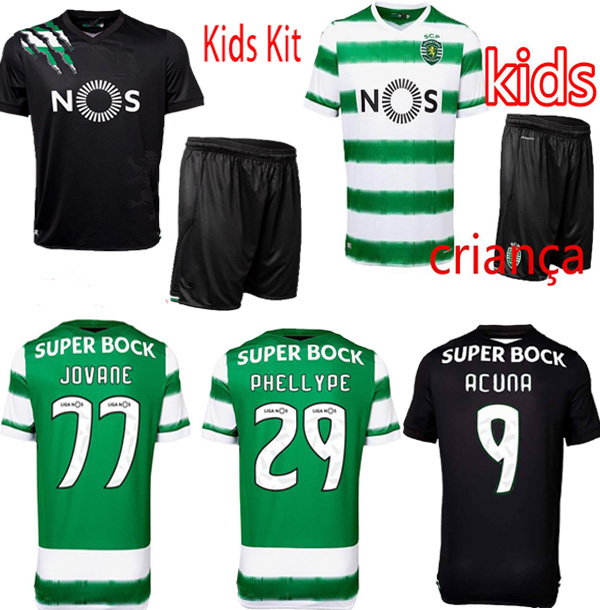 kids kit 2020 Sporting Lisbon Soccer Jerseys 20/21 VIETTO COATES ACUNA PHELLYPE Soccer Shirts JOVANE ROSIER BATTAGLIA Football uniform, Black
kids kit 2020 Sporting Lisbon Soccer Jerseys 20/21 VIETTO COATES ACUNA PHELLYPE Soccer Shirts JOVANE ROSIER BATTAGLIA Football uniform, Black