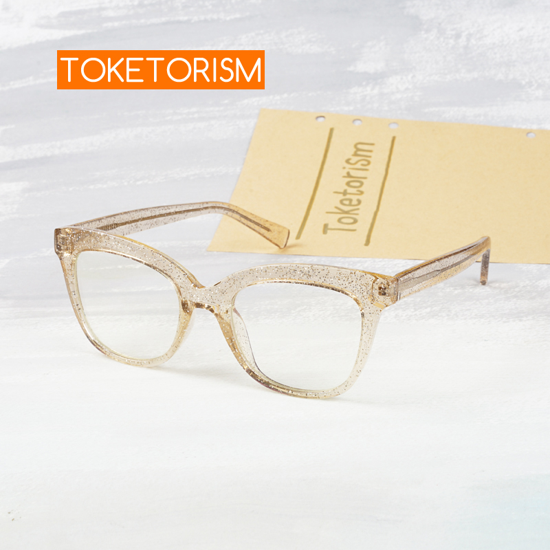 Toketorism new fahsion women's eyeglasses blue light blocking glasses high quality frame
Toketorism new fahsion women's eyeglasses blue light blocking glasses high quality frame