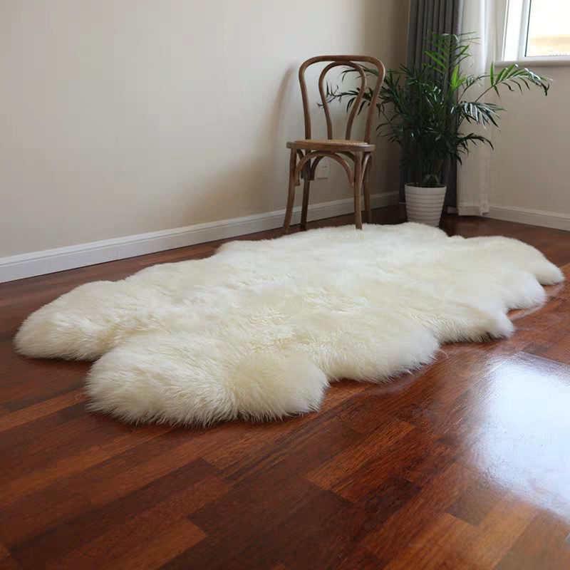 Quarto Genuine Sheepskin Pelt Rug original from New Zealand in cream color Real sheepskin decoration floor mat SALES, Ivory
Quarto Genuine Sheepskin Pelt Rug original from New Zealand in cream color Real sheepskin decoration floor mat SALES, Ivory