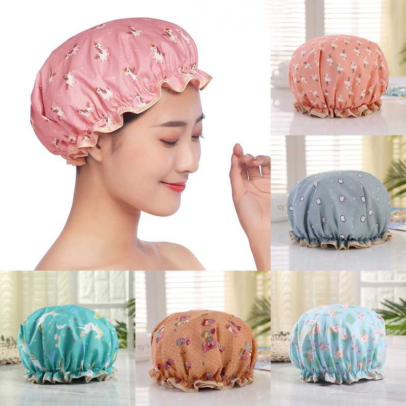 Waterproof Women Shower Cap Shower Hat Lovely Kitchen Hat Oil Cap Oil Fume Prevention Lady Hair Bonnet
Waterproof Women Shower Cap Shower Hat Lovely Kitchen Hat Oil Cap Oil Fume Prevention Lady Hair Bonnet
