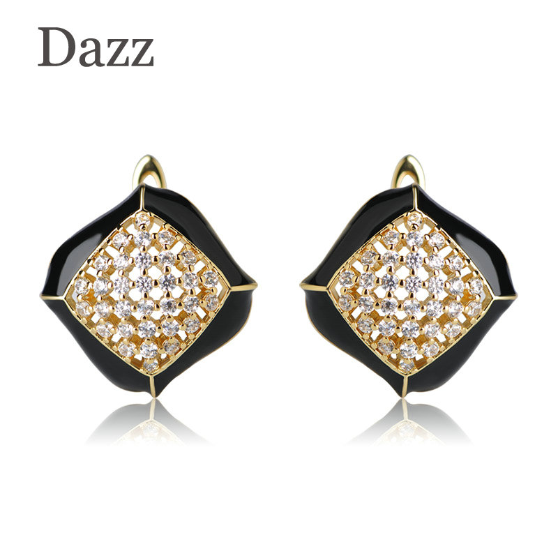 Dazz Hollow Square Cubic Zircon Stud Earrings For Women Gold Color Enamel Esmalte Copper Earring Jewelry Boucle d'oreille
Dazz Hollow Square Cubic Zircon Stud Earrings For Women Gold Color Enamel Esmalte Copper Earring Jewelry Boucle d'oreille