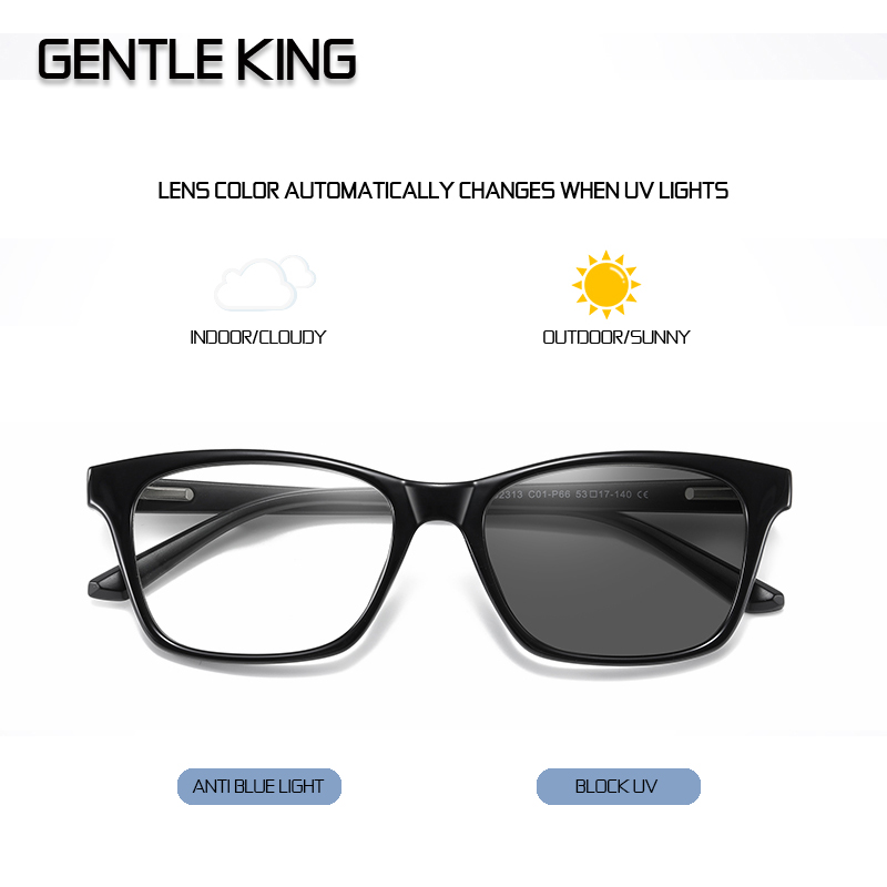 GENTLE KING Photochromic Filter Computer Glasses For Blocking UV Anti Blue Light Eye Eyestrain Transition Gaming Glasses Women
GENTLE KING Photochromic Filter Computer Glasses For Blocking UV Anti Blue Light Eye Eyestrain Transition Gaming Glasses Women