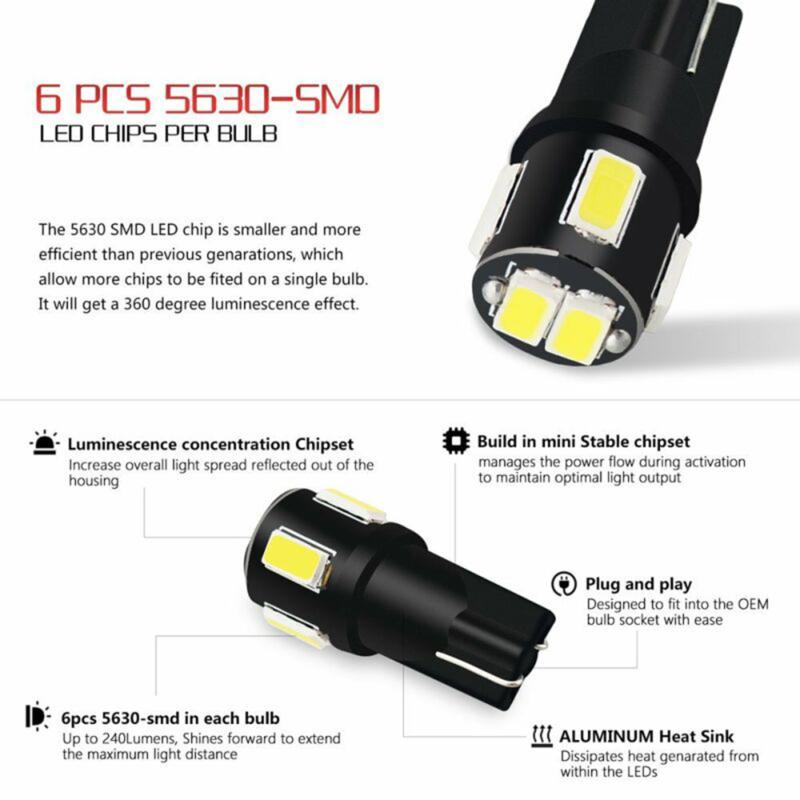 LED LED License Plate Light Plate Light Bulbs 6000K 168 2825 194 158 192 10x 10*, As pic
LED LED License Plate Light Plate Light Bulbs 6000K 168 2825 194 158 192 10x 10*, As pic
