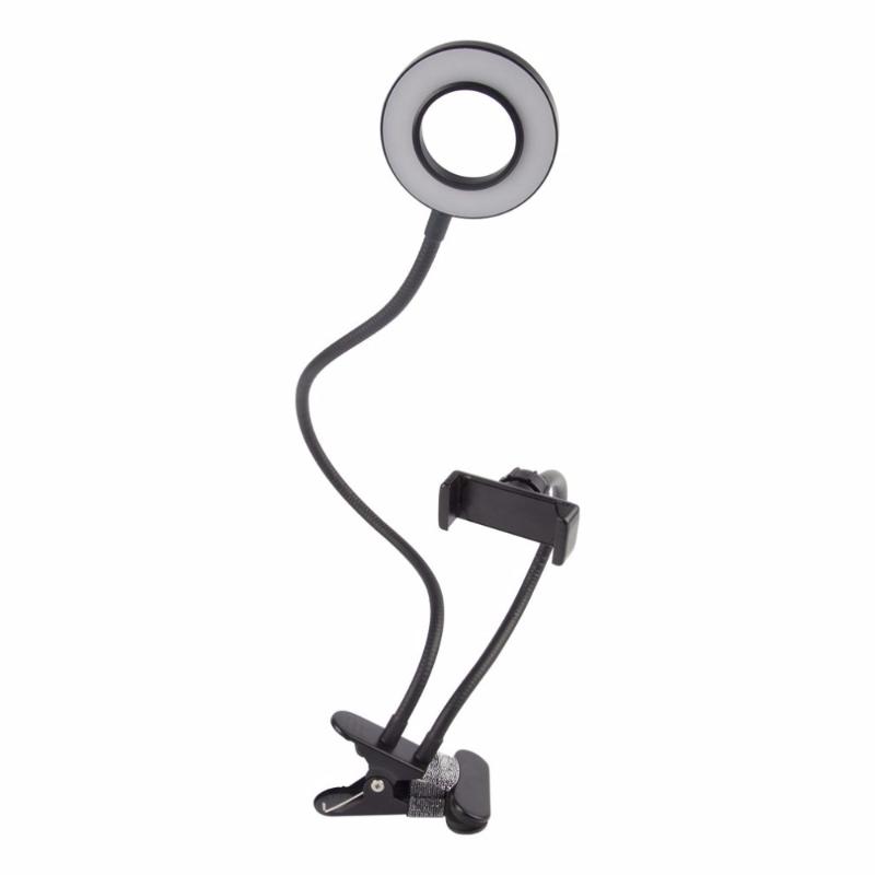 2-in-1 Cell Phone Holder with LED Selfie Ring Light for Live Stream Phone Clip Holder Adjustable Desk Lamp Makeup Light
2-in-1 Cell Phone Holder with LED Selfie Ring Light for Live Stream Phone Clip Holder Adjustable Desk Lamp Makeup Light