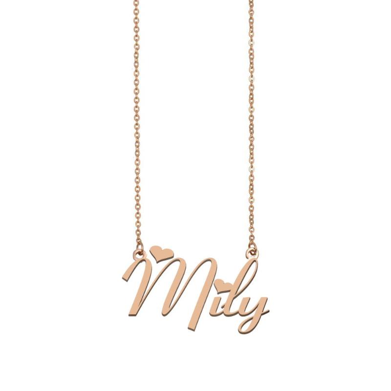 Mily Name Necklace , Custom Name Necklace for Women Girls Best Friends Birthday Wedding Christmas Mother Days Gift
Mily Name Necklace , Custom Name Necklace for Women Girls Best Friends Birthday Wedding Christmas Mother Days Gift