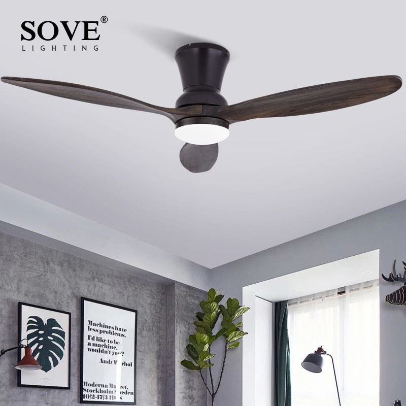 SOVE Black Modern LED 15W Wooden Ceiling Fan Wood Ceiling Fans Without Light Home Fan Lamp White DC Fans With Lights
SOVE Black Modern LED 15W Wooden Ceiling Fan Wood Ceiling Fans Without Light Home Fan Lamp White DC Fans With Lights