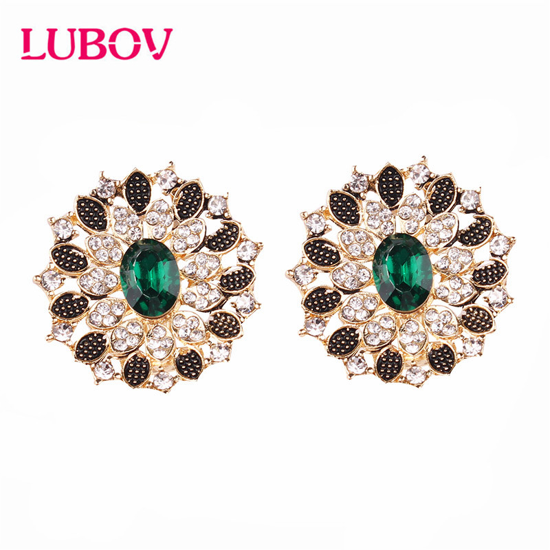 LUBOV 9 Colors Fashion Small Leaf Rhinestone Stud Earrings Gold Color Women Elegant Crystal Round Jewelry Gift Party
LUBOV 9 Colors Fashion Small Leaf Rhinestone Stud Earrings Gold Color Women Elegant Crystal Round Jewelry Gift Party
