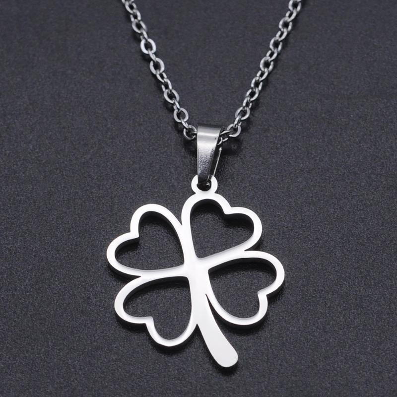 Clover Stainless Steel Charm Necklace for Women Wholesale Dainty Steel Necklaces Accept OEM Order Fashion Jewelry Necklaces
Clover Stainless Steel Charm Necklace for Women Wholesale Dainty Steel Necklaces Accept OEM Order Fashion Jewelry Necklaces
